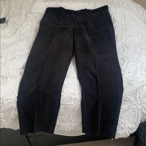 Tasso Elba Black Corduroy Pants Straight Leg